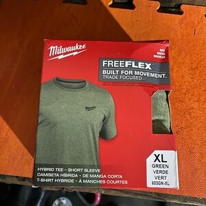 Milwaukee Olive Green FreeFlex Short Sleeve Tee